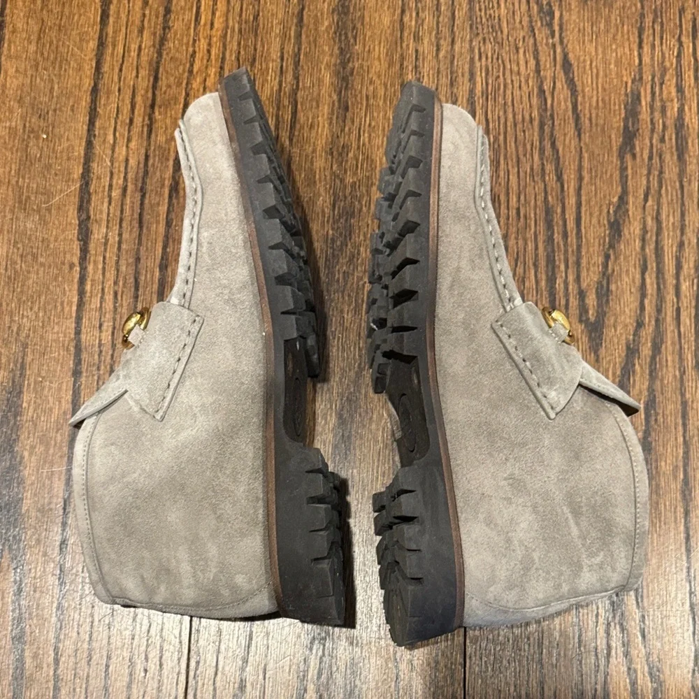 Gucci Suede Horsebit Ankle Boots Loafers